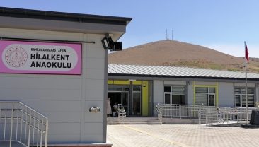 Afşin’de 8 Derslikli Hilalkent Anaokulu hizmet vermeye başladı.