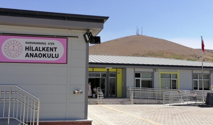 Afşin’de 8 Derslikli Hilalkent Anaokulu hizmet vermeye başladı.