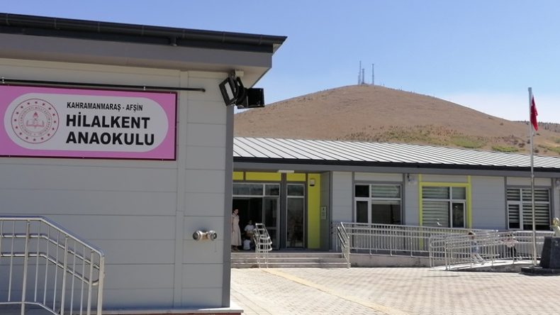 Afşin’de 8 Derslikli Hilalkent Anaokulu hizmet vermeye başladı.