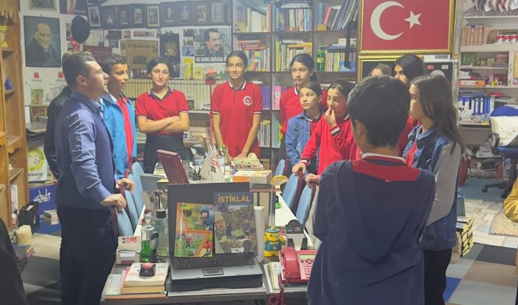 Haberin Merkezi, Büyüktatlı Şehit Ali Bektaş Bayır Ortaokulu öğrencilerini ağırladı.