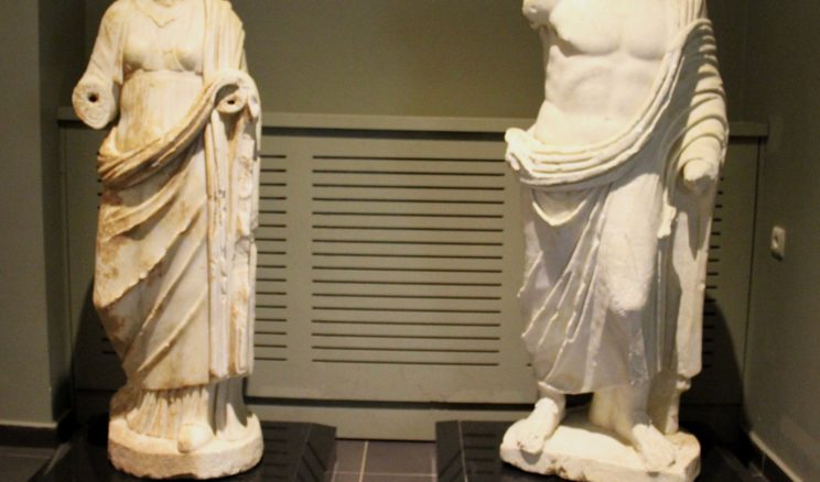 MARAŞ MÜZESİNDE SERGİLENEN AFŞİN’İN ROMA DÖNEMİNE AİT HEYKELLERİ!