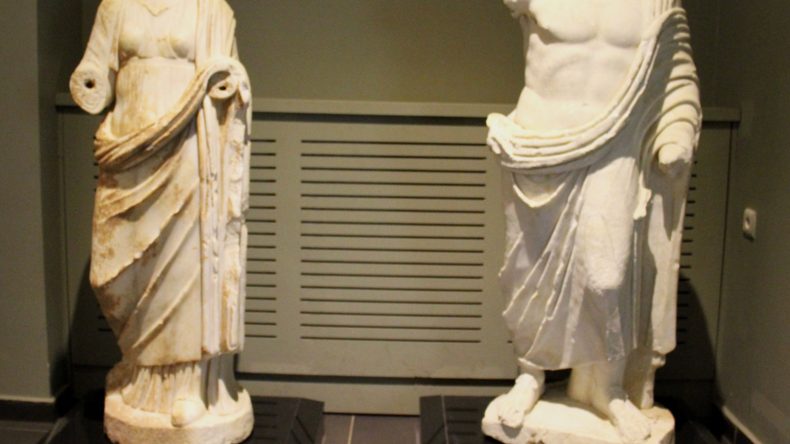 MARAŞ MÜZESİNDE SERGİLENEN AFŞİN’İN ROMA DÖNEMİNE AİT HEYKELLERİ!