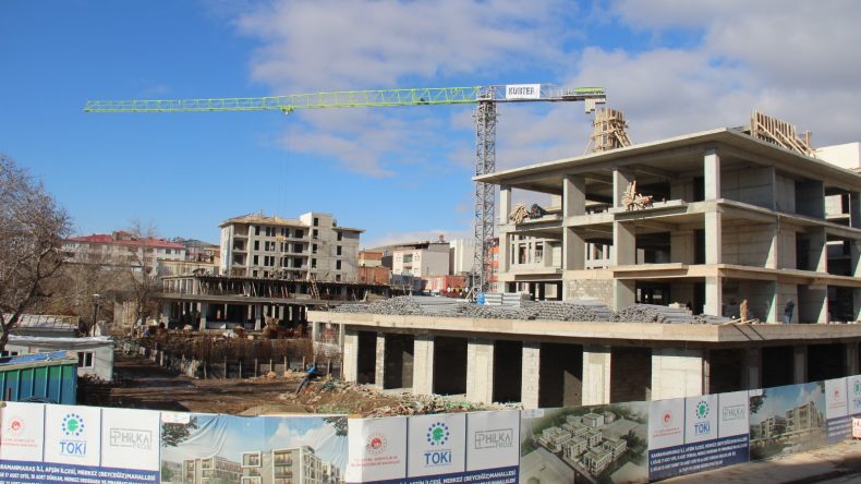 Afşin’de Rezerv Alan çalışmaları devam ediyor.