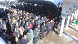 Afşinli Şehit Babası son yolculuğuna uğurlandı.