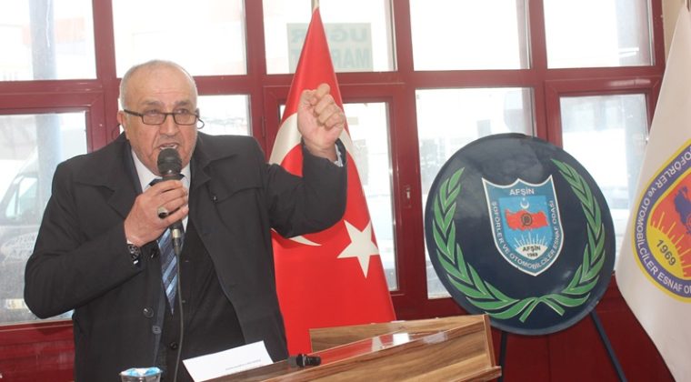 Afşin Şoförler ve Otomobilciler Esnaf Odasında seçim sonucu belli oldu.