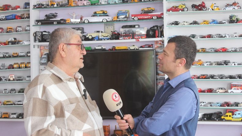 Afşin’de Sigarayı bıraktı, 500 Araçlık Maket Araç Koleksiyonu oluşturdu.
