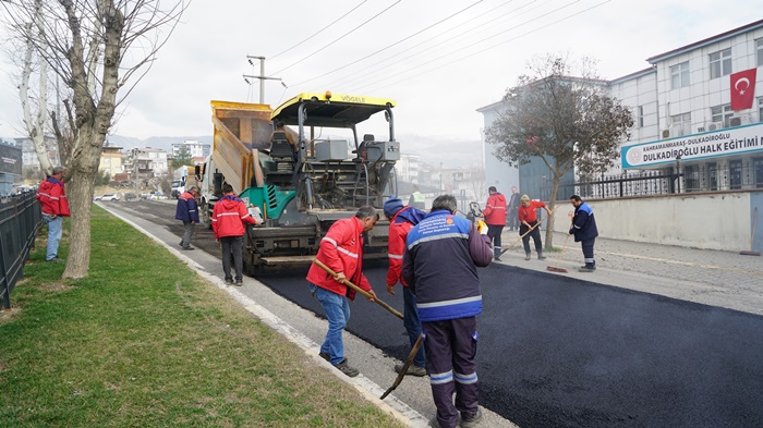 Büyükşehir’den Asfalt Mesaisi.