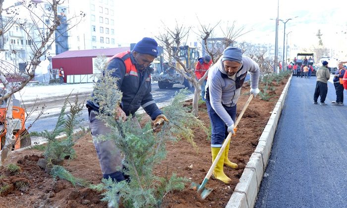 Büyükşehir’den Şehrin Kalbinde Yoğun Çalışma.