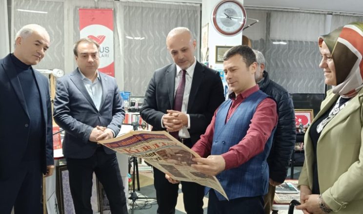 Afşin Belediye Başkanı Koray Kıraç’tan Haberin Merkezine nezaket ziyareti.