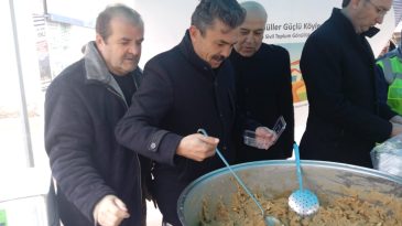 Çorum Sivil Toplum Gönüllüleri Derneği ve Afşin Eshab-ı Kehf Gönül Elçileri Derneğinden Helva İkramı