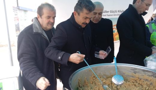 Çorum Sivil Toplum Gönüllüleri Derneği ve Afşin Eshab-ı Kehf Gönül Elçileri Derneğinden Helva İkramı