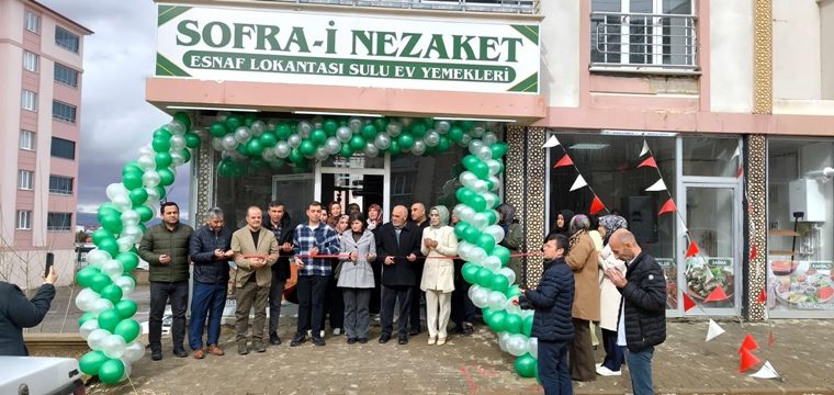 Sofra-i Nezaket Lokantası Afşin’de açıldı.