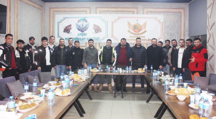 Afşin ve Elbistan Motosiklet Kulübü üyeleri İftar programında buluştu.