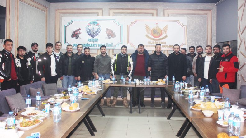 Afşin ve Elbistan Motosiklet Kulübü üyeleri İftar programında buluştu.