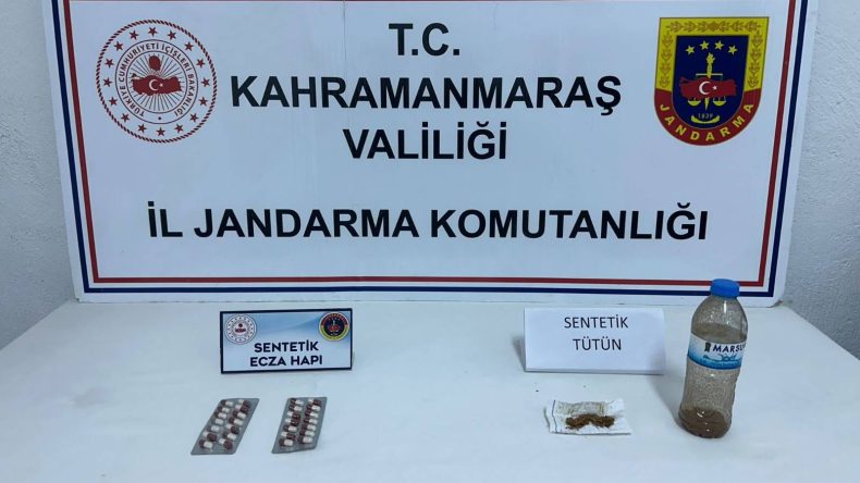 Afşin’de Jandarmadan Uyuşturucu Operasyonu!