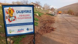 Afşin Belediyesinin Kırsalda çalışmaları aralıksız sürüyor.