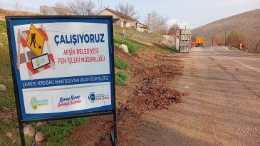 Afşin Belediyesinin Kırsalda çalışmaları aralıksız sürüyor.