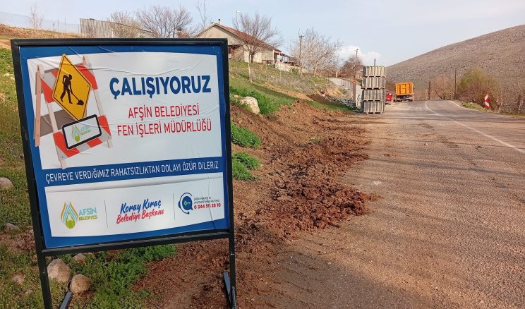 Afşin Belediyesinin Kırsalda çalışmaları aralıksız sürüyor.