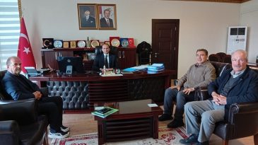 GÖNÜLDER’den Kaymakam Muammer Sarıdoğan’a ziyaret.