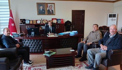 GÖNÜLDER’den Kaymakam Muammer Sarıdoğan’a ziyaret.