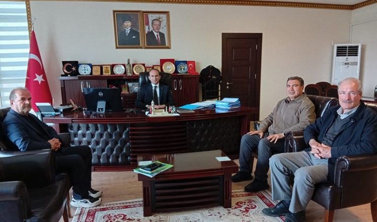 GÖNÜLDER’den Kaymakam Muammer Sarıdoğan’a ziyaret.
