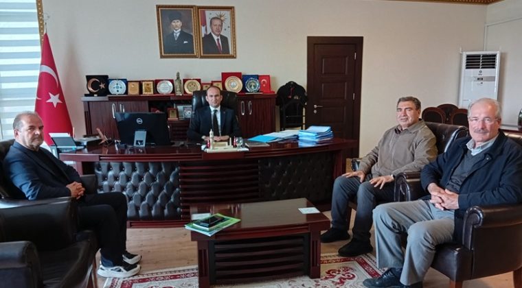 GÖNÜLDER’den Kaymakam Muammer Sarıdoğan’a ziyaret.