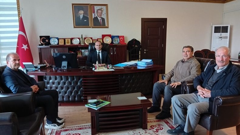 GÖNÜLDER’den Kaymakam Muammer Sarıdoğan’a ziyaret.