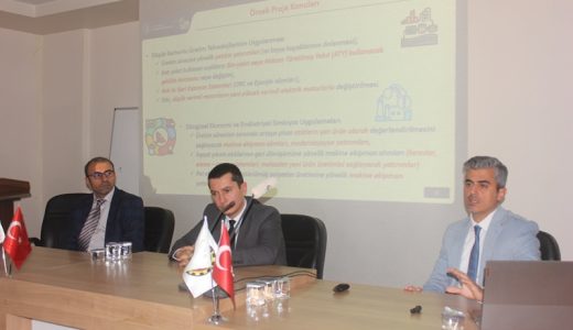 Afşin Ticaret ve Sanayi Odasında DOĞAKA Bilgilendirme Toplantısı yapıldı.