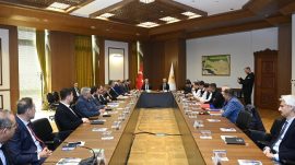 Başkan Görgel ve Vali Ünlüer, Altyapı Firmaları ile Toplantı Gerçekleştirdi.