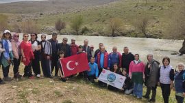 Osmaniye Dağcılık Kulübü üyeleri Afşin’de Ters Lale ziyareti yaptı.
