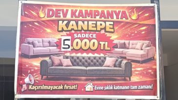 Afşin’de 5 Bin Tl’ye Kanepe!