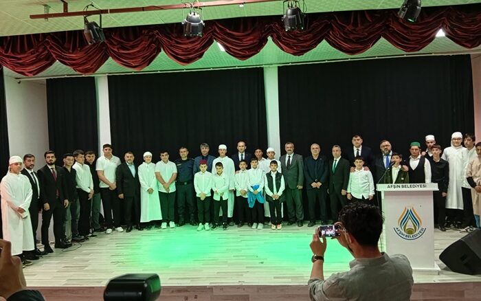Afşin’de Mevlid-i Nebi Programı düzenlendi.