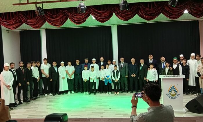 Afşin’de Mevlid-i Nebi Programı düzenlendi.