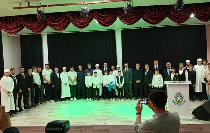 Afşin’de Mevlid-i Nebi Programı düzenlendi.