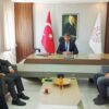 Afşin İlçe Milli Eğitim Müdürü Kaba’ya Hayırlı Olsun ziyareti.