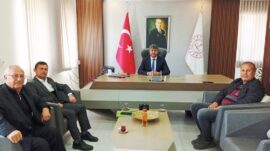 Afşin İlçe Milli Eğitim Müdürü Kaba’ya Hayırlı Olsun ziyareti.