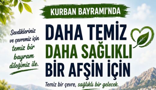 Afşin Belediyesi ekipleri Kurban Bayramı boyunca sahada olacak.