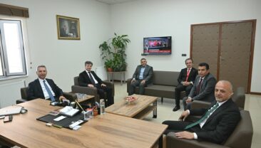 KSÜ Rektörü Okumuş’tan Afşin Belediye Başkanı Kıraç’a Ziyaret.