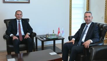 KSÜ Rektörü Okumuş’tan Afşin Kaymakamı Sarıdoğan’a Ziyaret.
