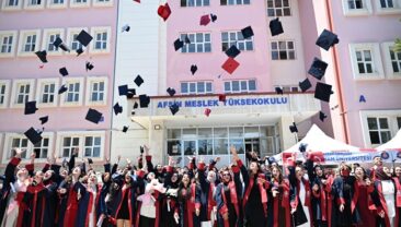 Afşin Meslek Yüksekokulu’nda Mezuniyet Coşkusu Yaşandı.