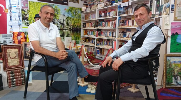 Yazar Cem Kalender’den Haberin Merkezine ziyaret.