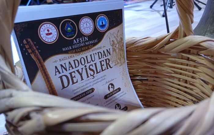 Afşin’de Anadolu’dan Deyişler Programı izleyenleri mest etti.