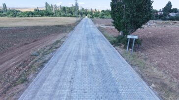 Afşin’in Kırsal İnci Mahallesi’nin Yolları Büyükşehir ile Yenilendi.