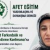 Afşin’de Afet Farkındalık ve Bilinçlendirme Konferansı düzenlenecek.
