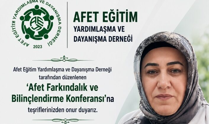 Afşin’de Afet Farkındalık ve Bilinçlendirme Konferansı düzenlenecek.