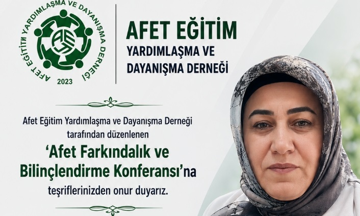 Afşin’de Afet Farkındalık ve Bilinçlendirme Konferansı düzenlenecek.