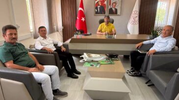 Merkez Yayın Grubundan İlçe Millî Eğitim Müdürlüğüne Anlamlı Ziyaret.