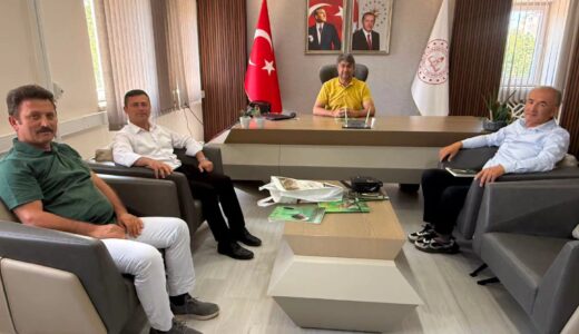 Merkez Yayın Grubundan İlçe Millî Eğitim Müdürlüğüne Anlamlı Ziyaret.