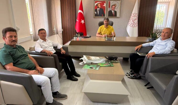 Merkez Yayın Grubundan İlçe Millî Eğitim Müdürlüğüne Anlamlı Ziyaret.