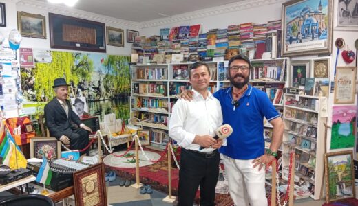 Sanatçı Hemşehrimiz Baybars’tan Haberin merkezine nezaket ziyareti.